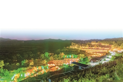 璀璨燈光「點亮」鄉村夜經濟