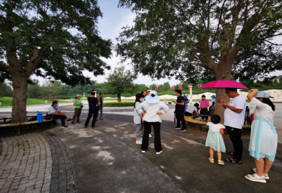 中牟：绿树浓阴夏日长 绿博采风摄影忙