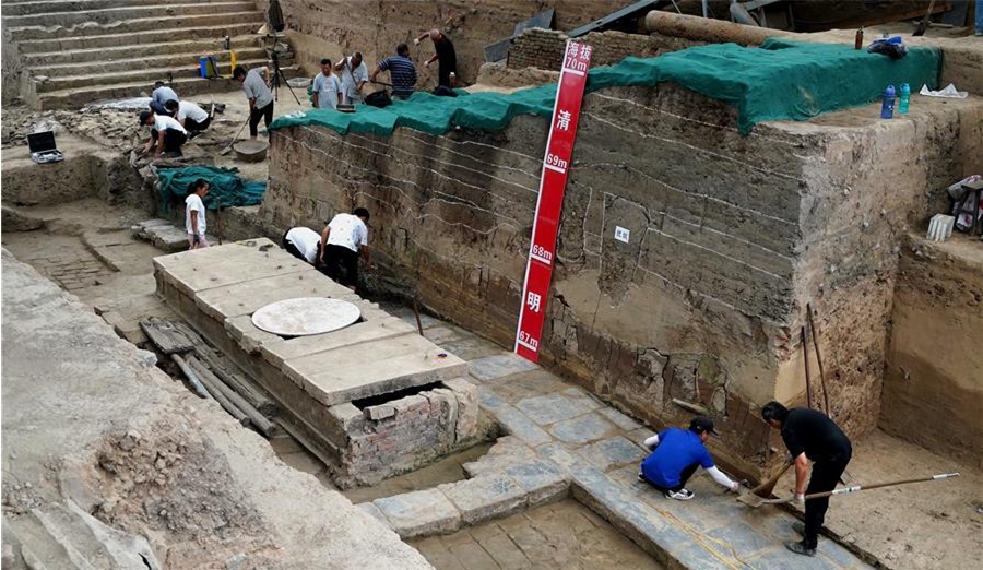 湮没千年 开封州桥露容颜