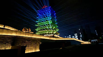 兰州黄河楼采天下名楼之长显西北豪迈神韵