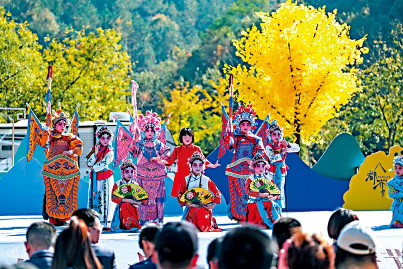 古銀杏長廊風光美