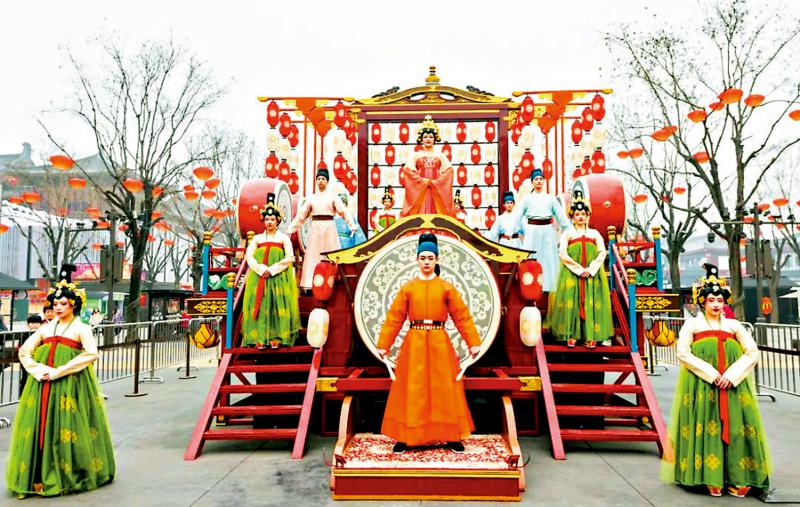 西安大唐不夜城 唐韻辭舊迎新