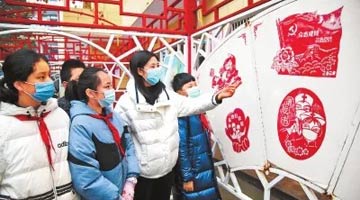 防疫宣传入民心