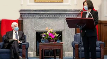 蔡英文同多德谈所谓“美台伙伴关系” 被岛内民众狠扎心