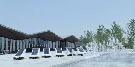 上海花博会的黑科技：扫地僧太阳能环卫机器人