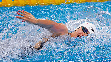 东奥会中国游泳队目标三金 张雨霏具摘金实力