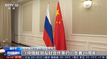 条约签署20周年 俄外长：中俄关系处于历史最好水平