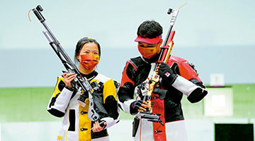 二度观战 杨倩父母心情更紧张