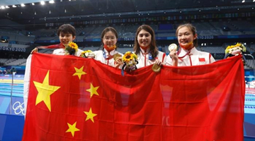 张雨霏今早热身时才知道上接力