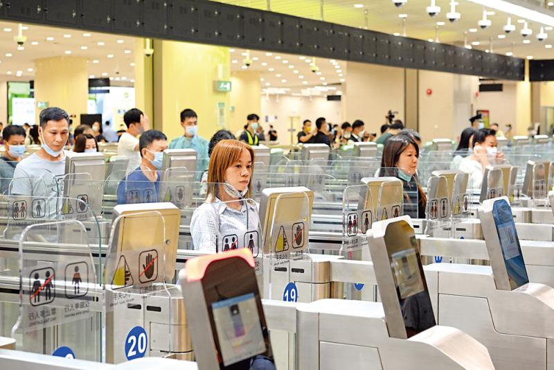 粤澳青茂口岸启用20秒自助过关 湾区“硬联通”提速