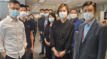 选委会选举｜白韫六巡视选举应对指挥中心 称确保选举公正