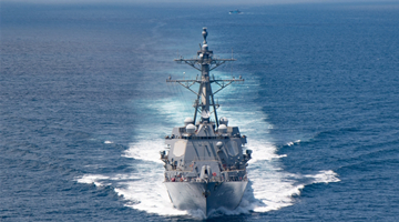 美加军舰过航台湾海峡 东部战区回应！