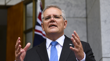 澳反对党批莫里森政府：别在台湾问题上玩