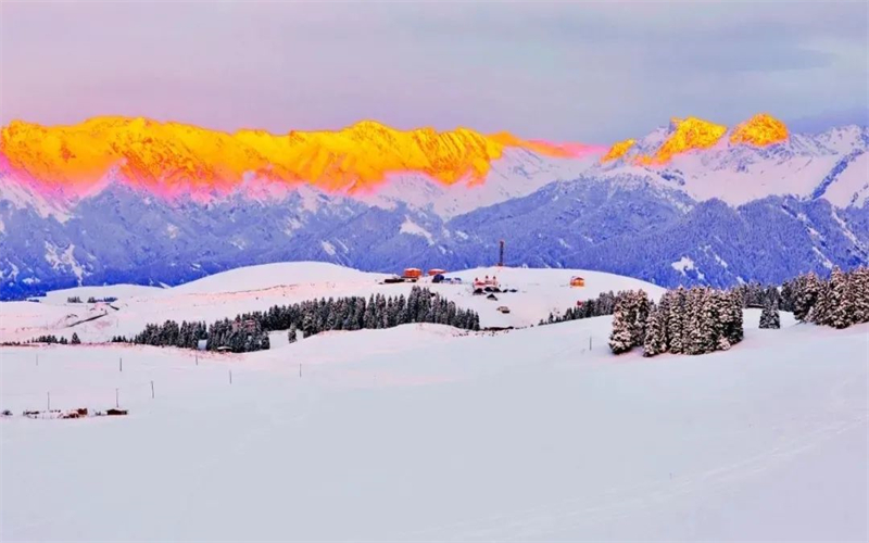 江布拉克“万亩雪田”如诗如画