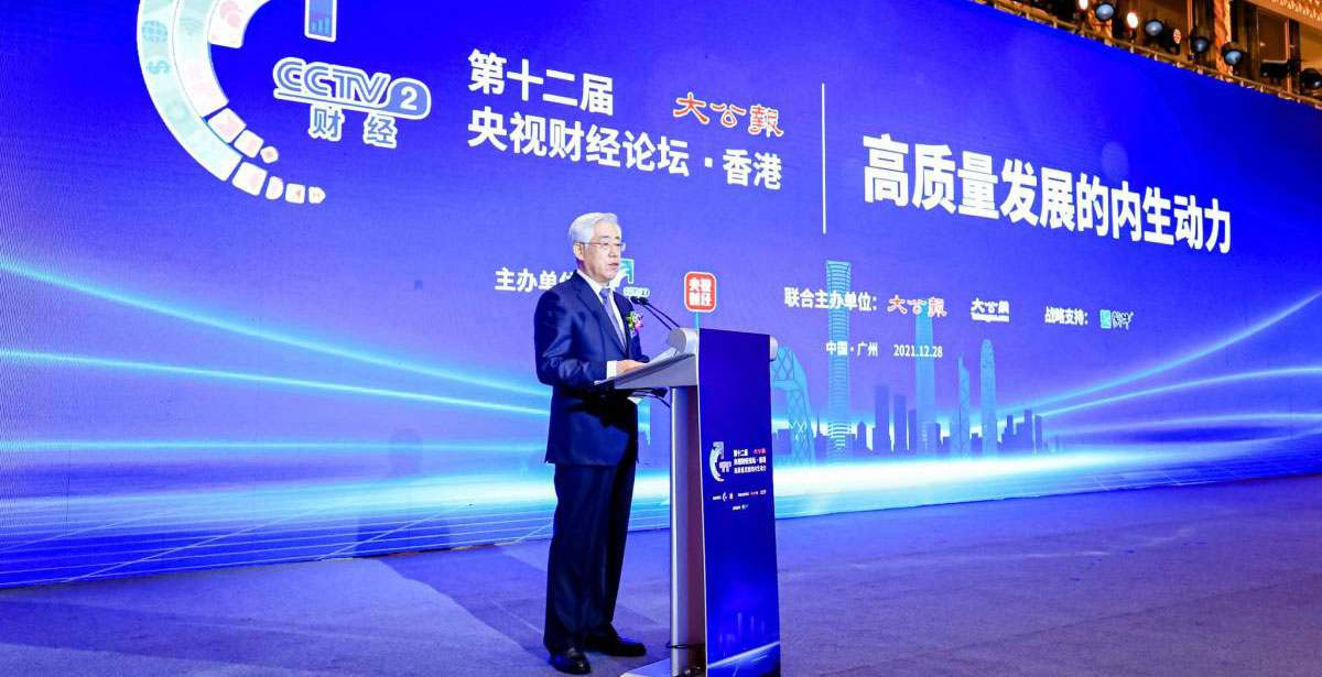 中国国际经济交流中心副理事长韩永文致辞