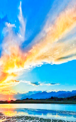 行走在塔城沙孜湖 步步是景 处处含情