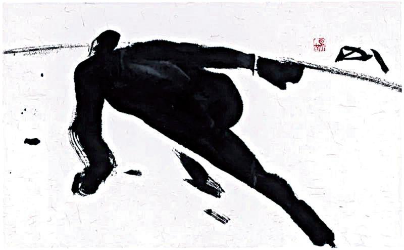 寥寥数笔体现“速度”与“力量”