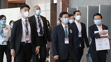 特首选举 | 李家超抵达会展