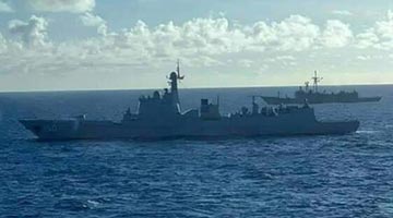 两岸军舰距离不到200米 台官兵日记曝光：已做好撞击准备