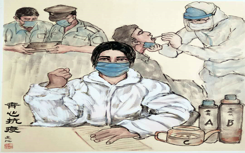 与“鄯”同行 “艺”心抗疫作品：美术家协会作品选