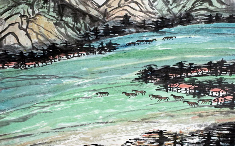 云上看展 | 中西交流 丝路画韵——中外画家作品交流展（上）