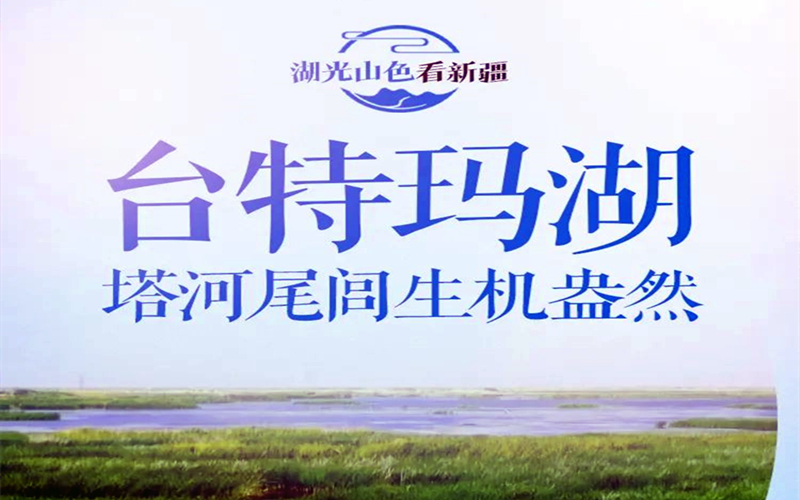 湖光山色看新疆 ——台特玛湖