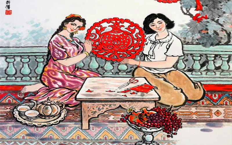 画说新时代丨新疆画院主题美术作品选