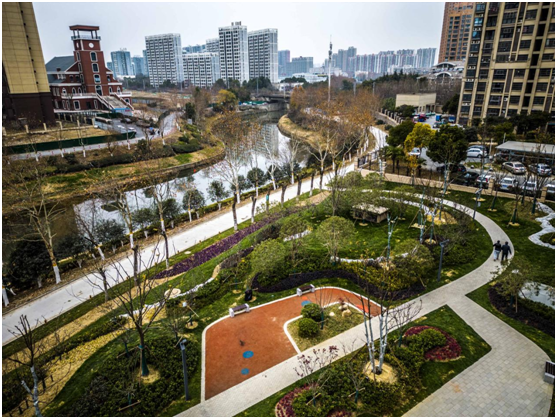 安徽合肥：新建遊園扮靚街區