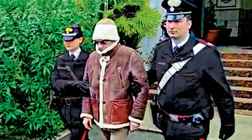 意大利黑手党头目潜逃30年终落网