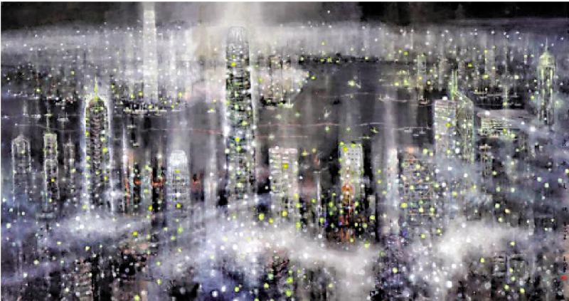 ﻿情寄山水繫家国 “水墨移情”绘香江