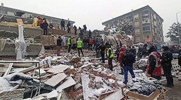 中国首支社会救援力量赴土耳其协助救援