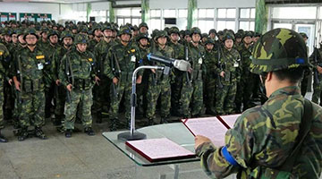 台军被揭派“营级兵力”赴美受训