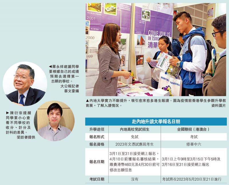 升学资讯/考生宜按水平 选内地升学途径