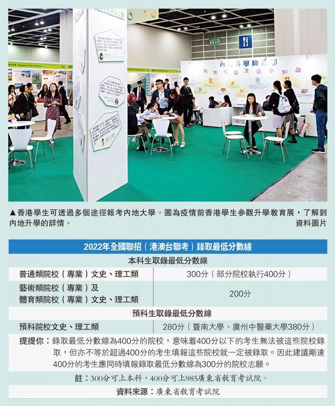 升学资讯/联考覆盖面广 学校及专科选择多