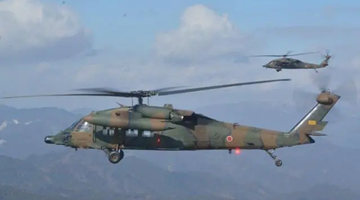 日本自卫队直升机失事 机上10人含师团长或遇难