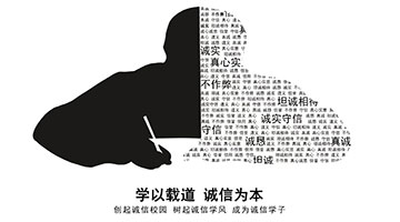 三等奖《学以载道 诚信为本》