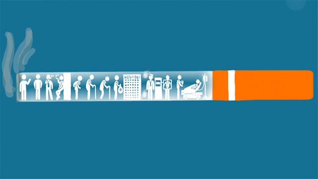 二等奖《珍爱生命 远离烟草》