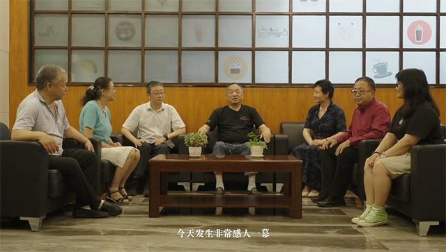 大公网《寻找飘荡的忠魂》抗战专题纪录片摄制组云南昆明会晤忠良之后