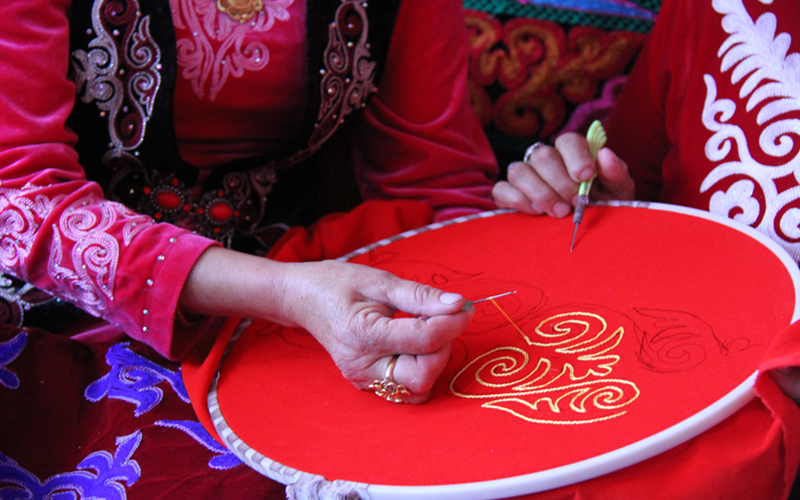 探寻非遗之美--阿克苏篇《柯尔克孜族刺绣》