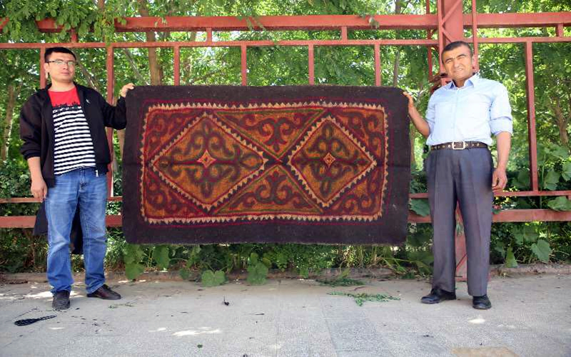 探寻非遗之美--阿克苏篇《维吾尔族克格孜（花毛毡）制作技艺》