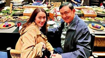 他信多次来港与家人团聚