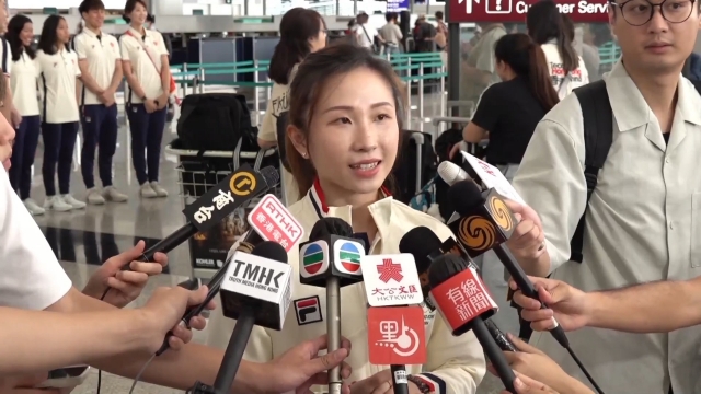 杭州亚运｜港队出发参赛　姚锦成及莫宛萤任持旗手