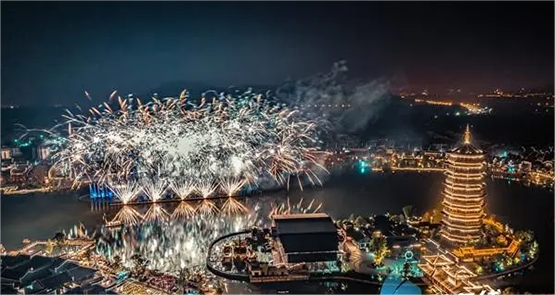 「望見美好 城就未來」  長沙望城區中秋國慶營造美好氛圍