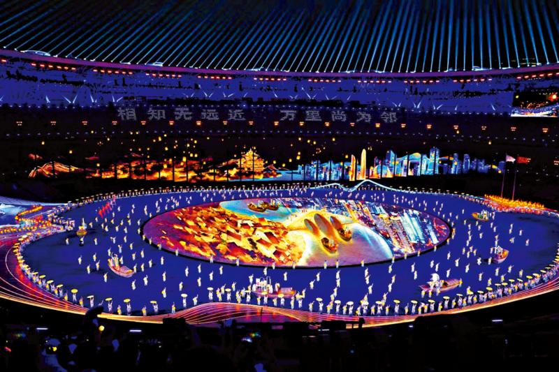 ﻿极致体验/5.5G建功 杭州亚运首创3D直播