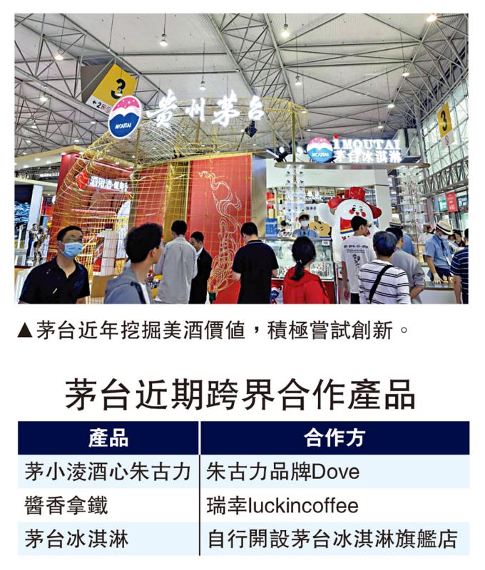 ﻿雪糕咖啡朱古力 茅台瞄准年轻一代