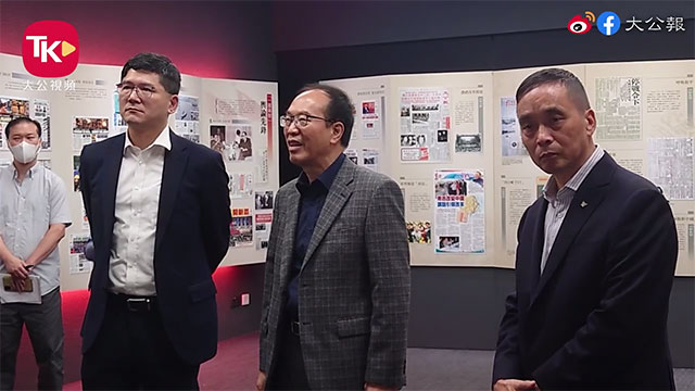 呂愛平、高拔升、馮奕斌到訪大文集團