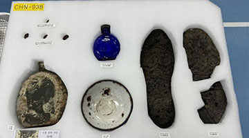 第十批在韩中国人民志愿军烈士遗骸装殓仪式在韩国仁川举行