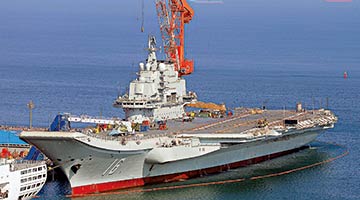 歼35登辽宁舰 航母战力跃升