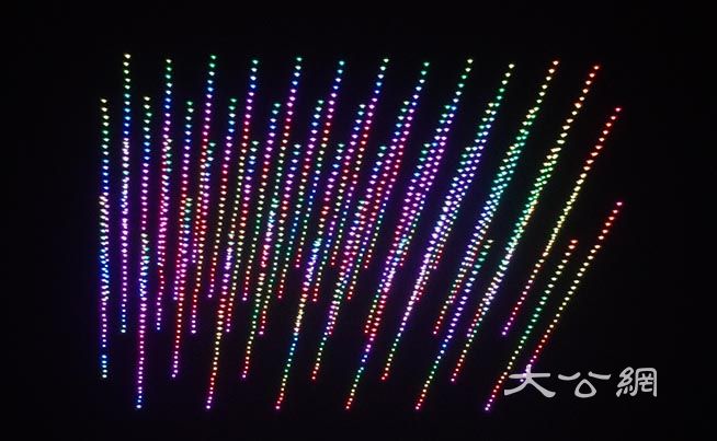 安徽合肥：1600架無人機點亮元宵夜空