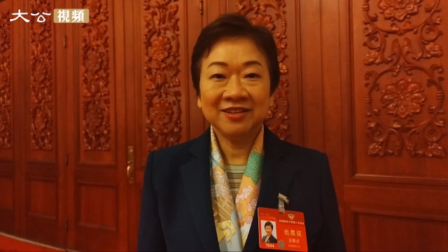 全国政协常委王惠贞：传播好两会精神 助港融入国家发展大局